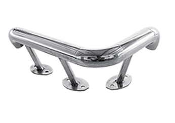 paracolpi in acciao inox protezione angolare elle linea blues