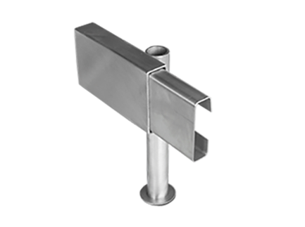 paracopi in acciaio inox finale sinistro linea metal