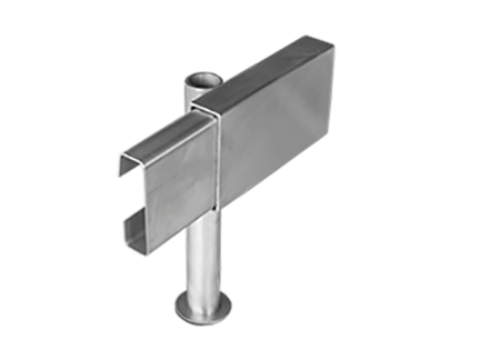 paracopi in acciaio inox finale destro linea metal