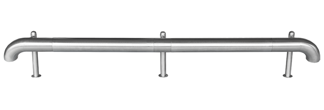paracolpi in acciaio inox, linea funky
